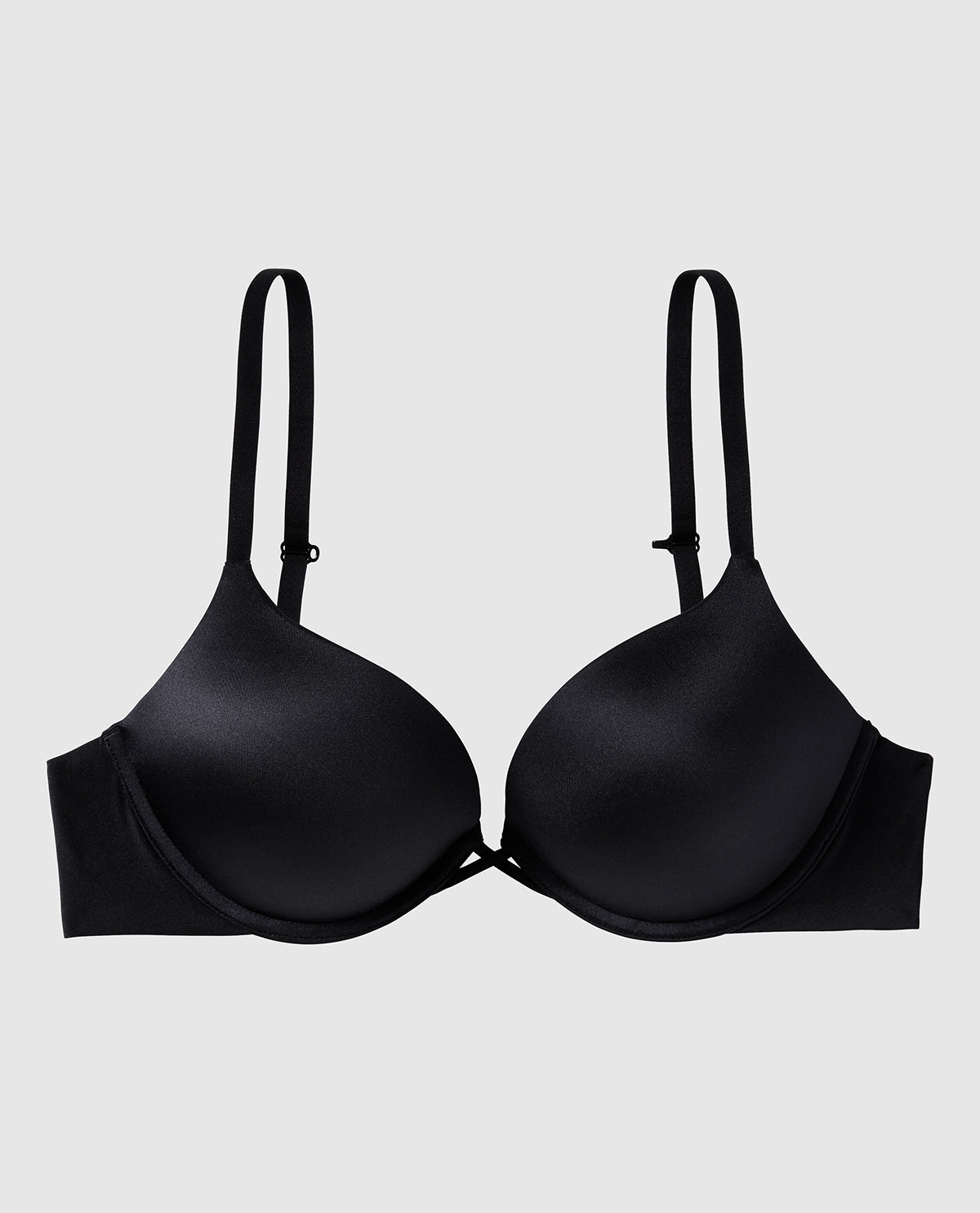 Up 2 Cup Push Up Bra in Tuxedo Black