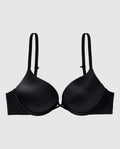 Up 2 Cup Push Up Bra in Smoulder Black