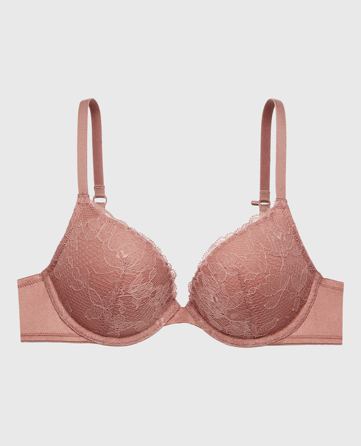 Lace Push Up Bra in Deer