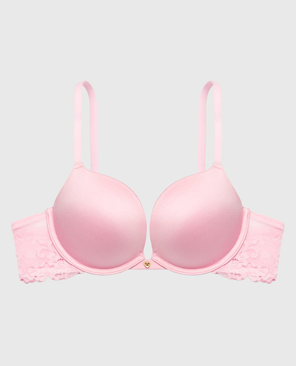 Push Up Plunge bra with Romantic Lace Wing in Sweet Dream