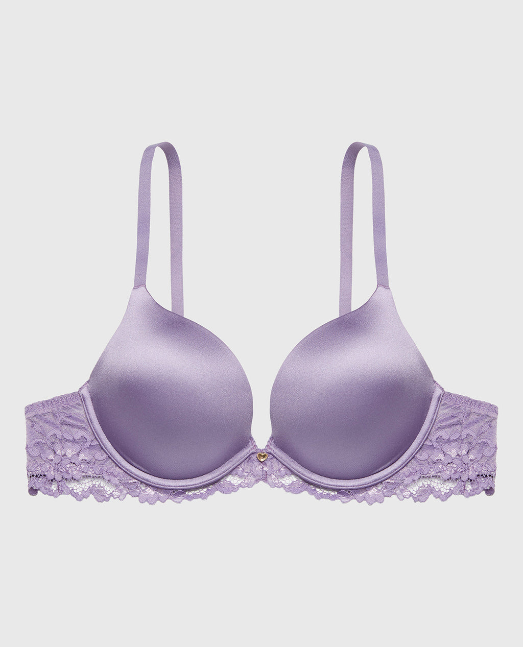 Up 2 Cup Plunge Bra with Romantic Lace Wing in Purple Haze